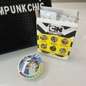 Cartoon Network Characters Blind Box Enamel Pin - Mordecai Rigby Regular Show